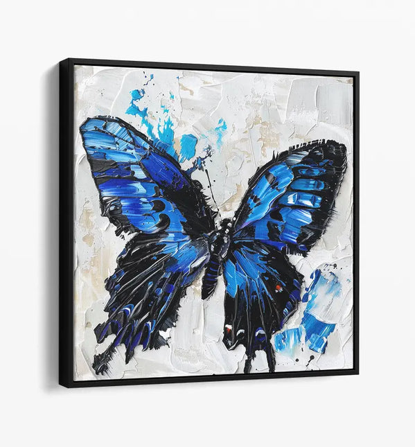 BUTTERFLY PALETTE KNIFE PAINTING CANVAS & ART PRINTS