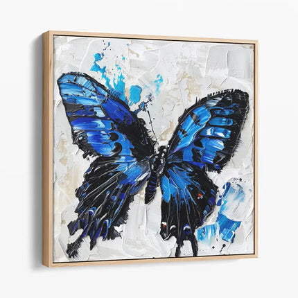 BUTTERFLY PALETTE KNIFE PAINTING CANVAS & ART PRINTS