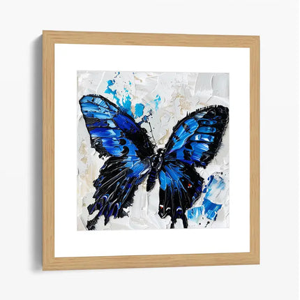 BUTTERFLY PALETTE KNIFE PAINTING CANVAS & ART PRINTS