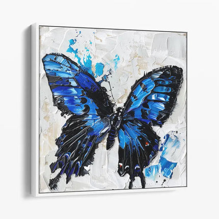 BUTTERFLY PALETTE KNIFE PAINTING CANVAS & ART PRINTS