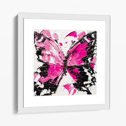 BUTTERFLY PALETTE KNIFE PAINTING CANVAS & ART PRINTS