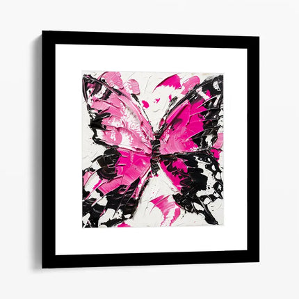 BUTTERFLY PALETTE KNIFE PAINTING CANVAS & ART PRINTS