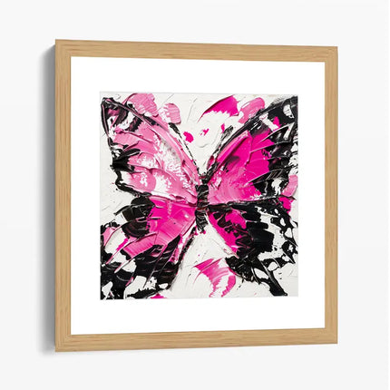 BUTTERFLY PALETTE KNIFE PAINTING CANVAS & ART PRINTS