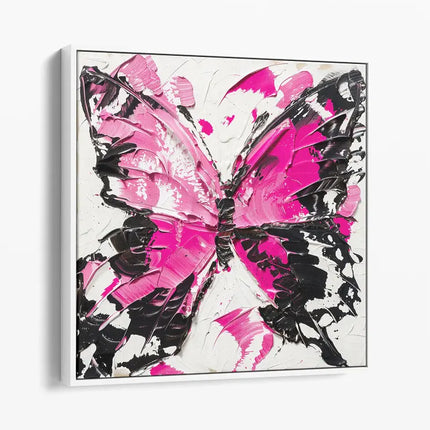 BUTTERFLY PALETTE KNIFE PAINTING CANVAS & ART PRINTS