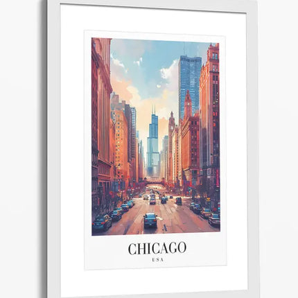 TRAVEL ART CHICAGO USA