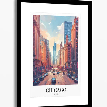 TRAVEL ART CHICAGO USA