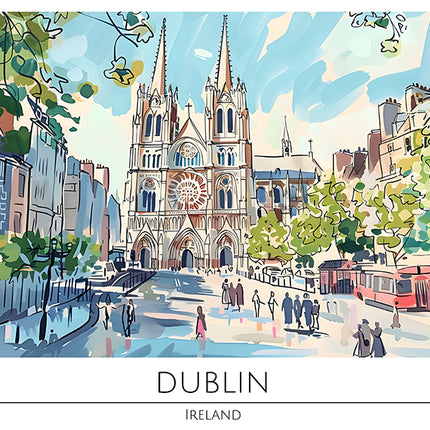 TRAVEL ART DUBLIN IRELAND