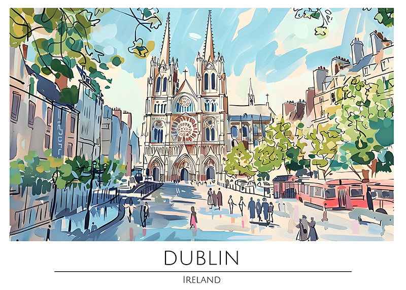 TRAVEL ART DUBLIN IRELAND