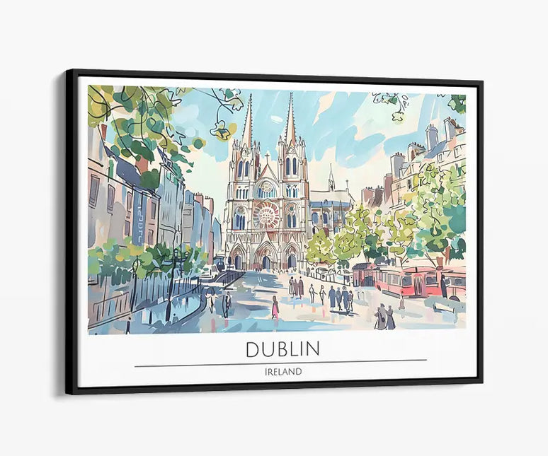 TRAVEL ART DUBLIN IRELAND