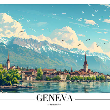 TRAVEL ART GENEVA SWITZELAND