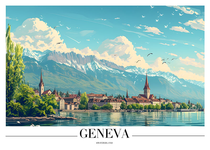 TRAVEL ART GENEVA SWITZELAND