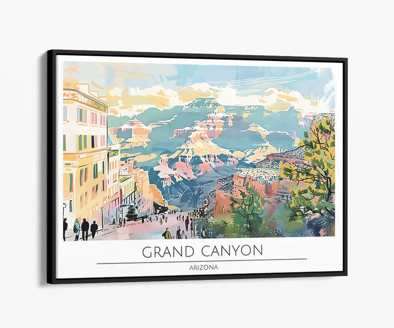 TRAVEL ART GRAND CANYON ARIZONA