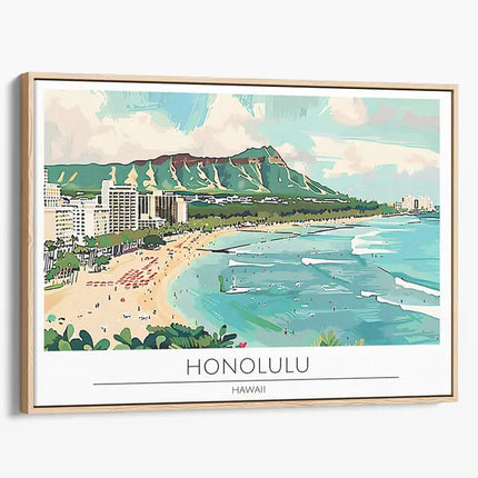 TRAVEL ART HONOLULU HAWAII