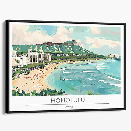 TRAVEL ART HONOLULU HAWAII