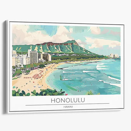 TRAVEL ART HONOLULU HAWAII