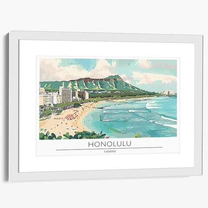 TRAVEL ART HONOLULU HAWAII