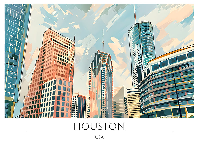 TRAVEL ART HOUSTON USA