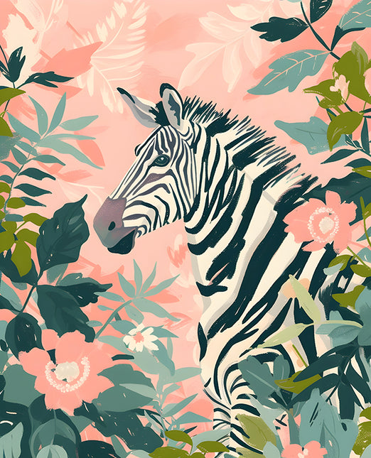 ANIMAL ART ZEBRA