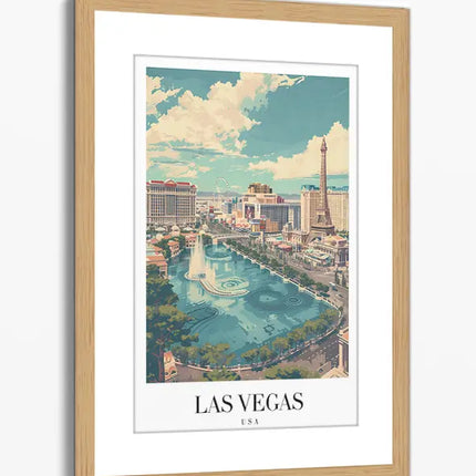 TRAVEL ART LAS VEGAS USA