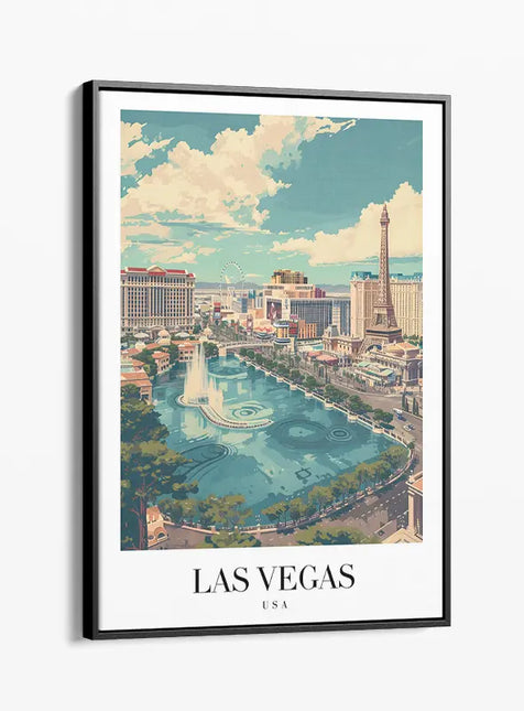 TRAVEL ART LAS VEGAS USA