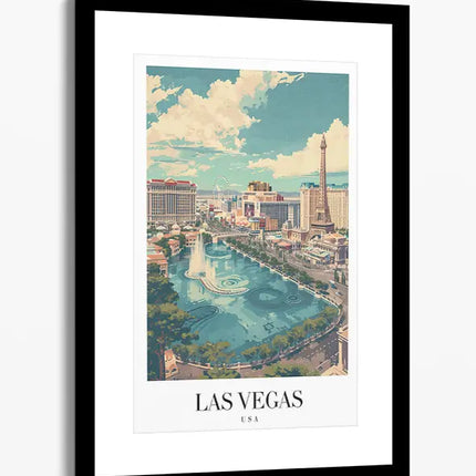 TRAVEL ART LAS VEGAS USA