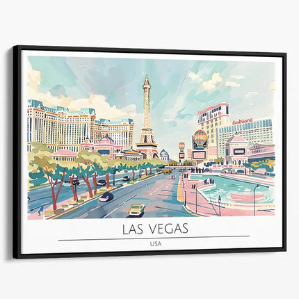 TRAVEL ART LAS VEGAS USA