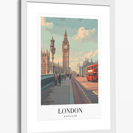 TRAVEL ART LONDON ENGLAND