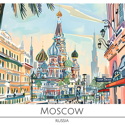 TRAVEL ART MOSCOW RUSSIA