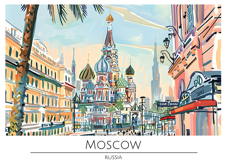 TRAVEL ART MOSCOW RUSSIA