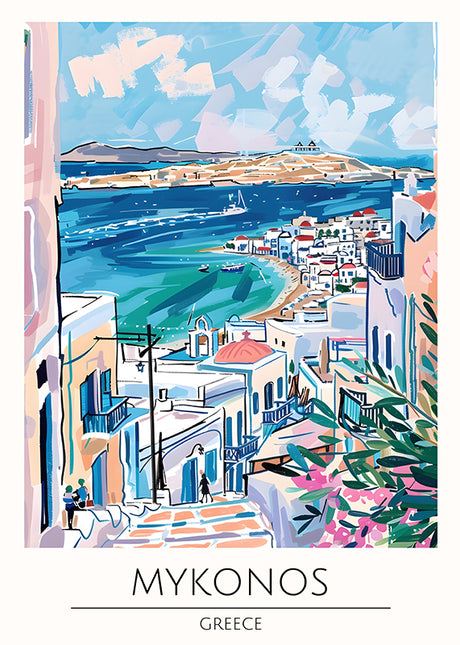 TRAVEL ART MYKONOS GREECE