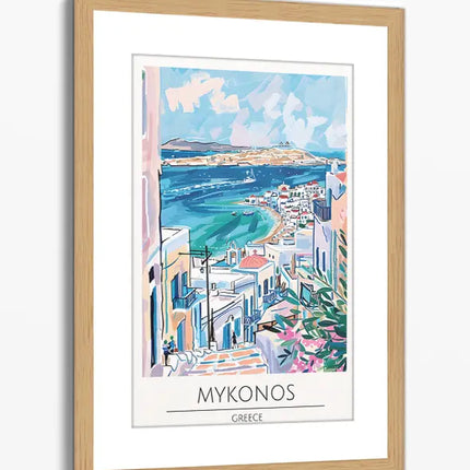 TRAVEL ART MYKONOS GREECE