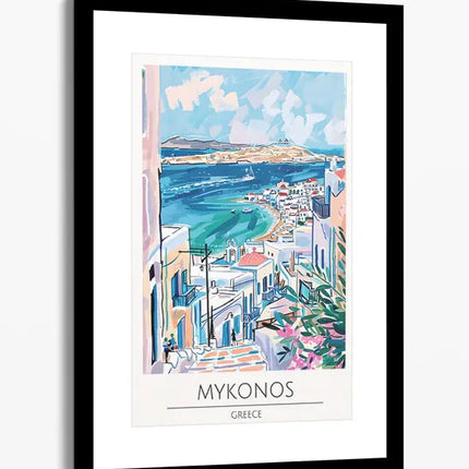 TRAVEL ART MYKONOS GREECE