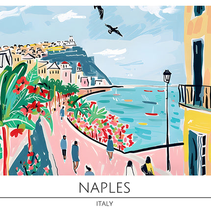 TRAVEL ART NAPLES ITALY