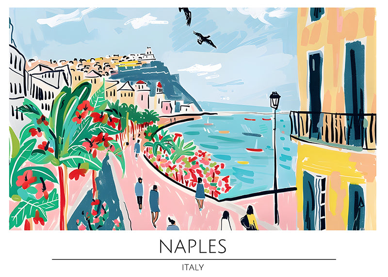 TRAVEL ART NAPLES ITALY