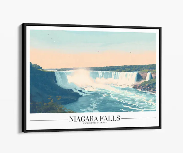 TRAVEL ART NIAGARA FALLS USA