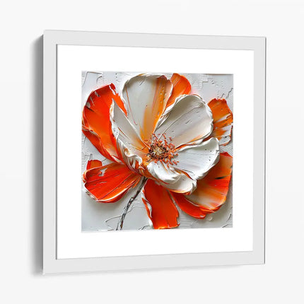 POPPY PALETTE KNIFE PAINTING CANVAS & ART PRINTS