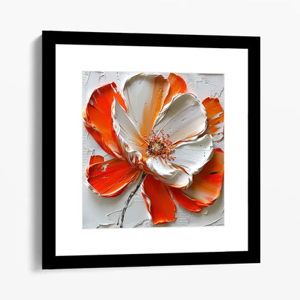 POPPY PALETTE KNIFE PAINTING CANVAS & ART PRINTS