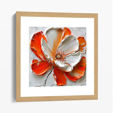 POPPY PALETTE KNIFE PAINTING CANVAS & ART PRINTS