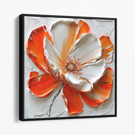 POPPY PALETTE KNIFE PAINTING CANVAS & ART PRINTS