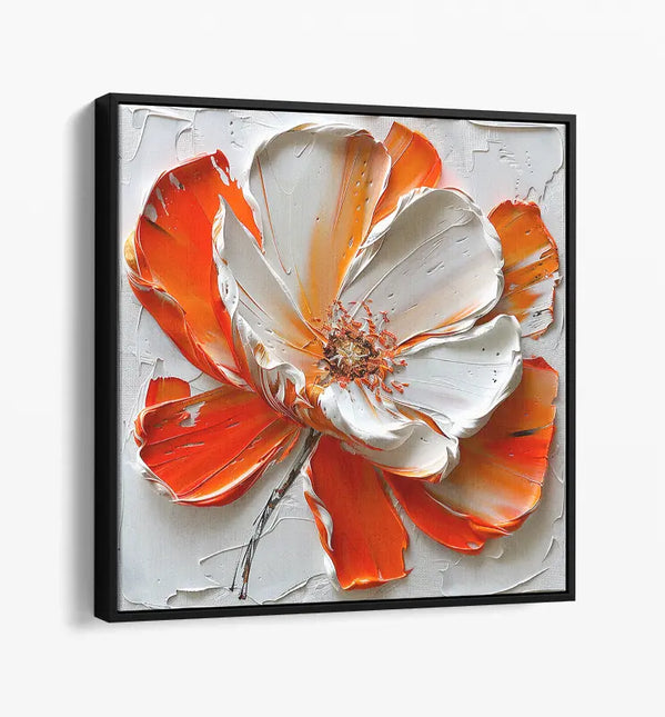 POPPY PALETTE KNIFE PAINTING CANVAS & ART PRINTS