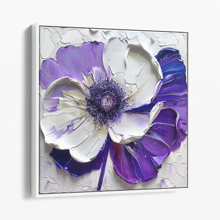 POPPY PALETTE KNIFE PAINTING CANVAS & ART PRINTS