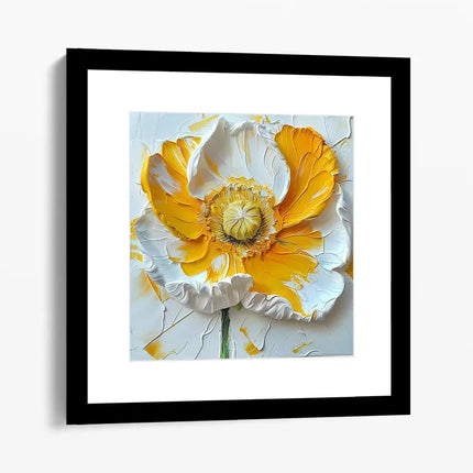 POPPY PALETTE KNIFE PAINTING CANVAS & ART PRINTS