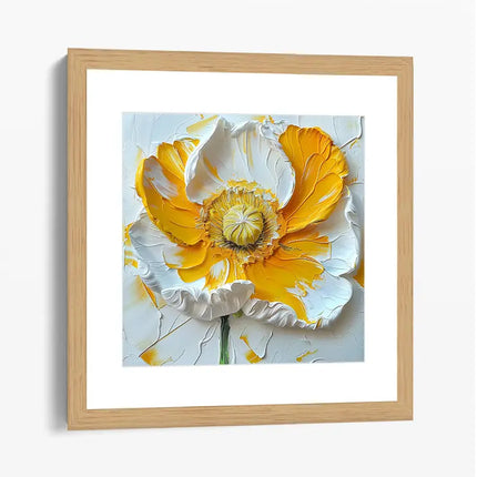 POPPY PALETTE KNIFE PAINTING CANVAS & ART PRINTS