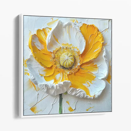 POPPY PALETTE KNIFE PAINTING CANVAS & ART PRINTS