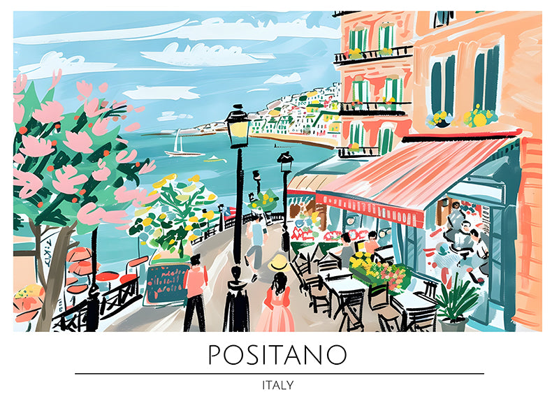 TRAVEL ART POSITANO ITALY