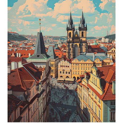 TRAVEL ART PRAGUE CZECH REPUBLIC