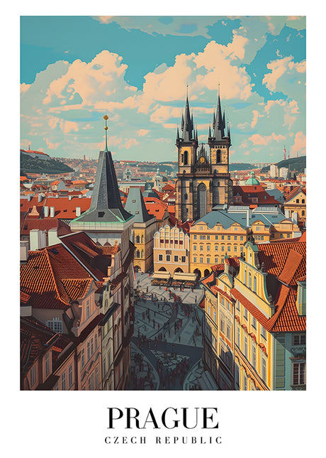 TRAVEL ART PRAGUE CZECH REPUBLIC