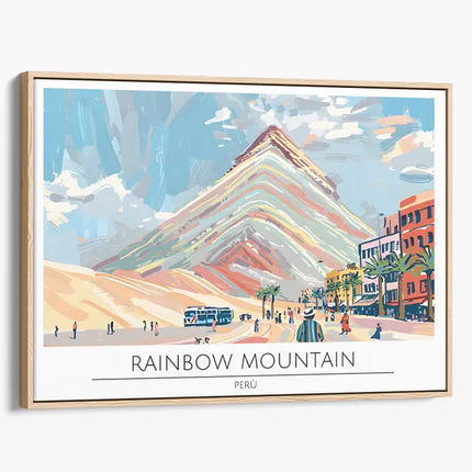 TRAVEL ART RAINBOW MOUNTAIN