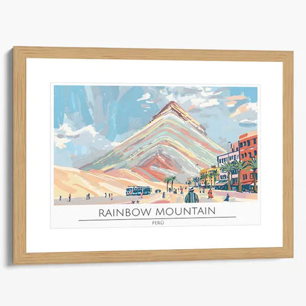 TRAVEL ART RAINBOW MOUNTAIN