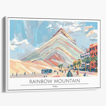 TRAVEL ART RAINBOW MOUNTAIN